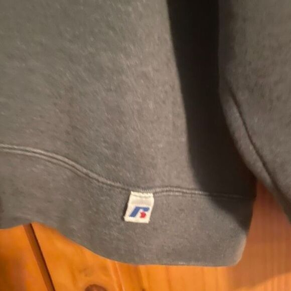 Y2K Russell Athletic Pullover Sweatshirt Gray Size XL - Picture 6 of 8